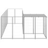 Kavez za pse srebrni 6,05 m² čelični 3082231