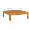Vrtni stol 68,5 x 68,5 x 24 cm od masivnog bagremovog drva 312154
