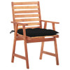 Vrtne blagovaonske stolice s jastucima 3 kom od bagremovog drva 3064369