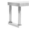 Kuhinjski radni stol s policom 120x60x120 cm nehrđajući čelik 3054468
