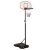 Košarkaški stalak bijeli 216 - 250 cm od polietilena 93655