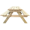 Stol za piknik 150 x 135 x 71,5 cm drveni 41725