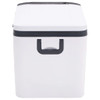 Prijenosni hladnjak s ručkom i adapterom crno-bijeli 18 L PP/PE 3154633