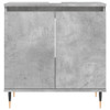 3-dijelni set kupaonskog namještaja siva boja betona drveni 3190271