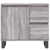 3-dijelni set kupaonskog namještaja siva boja hrasta drveni 3190235