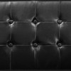 Fotelja od umjetne kože crna 247018