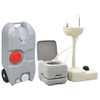 Set prijenosnog toaleta za kampiranje i stalka za pranje ruku 3154906
