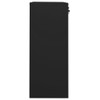 Uredski ormarić crni 90 x 40 x 102 cm čelični 336411