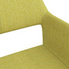 Okretne blagovaonske stolice od tkanine 2 kom zelene 330325