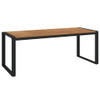 Vrtni stol s U-nogama 200 x 90 x 75 cm od masivnog drva bagrema 319518