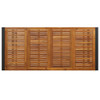 Vrtni stol s U-nogama 200 x 90 x 75 cm od masivnog drva bagrema 319518