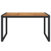 Vrtni stol s U-nogama 140 x 80 x 75 cm od masivnog drva bagrema 319515