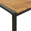 Vrtni stol s U-nogama 140 x 80 x 75 cm od masivnog drva bagrema 319515