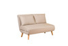 Sofa za 2 sjedišta Sklopivi 2-sjed - krem