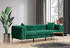 Sofa sa 3 sjedala Komo – Zeleni