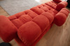 Sofa sa 3 sjedala Doblo trosjed (L1-O1-1R) - crveni
