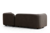 Sofa sa 3 sjedala Victoria Grey Bouclette