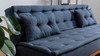 Sofa za 3 sjedala Fuoco-tamno plava