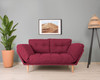Sofa za 3 sjedala Nina Ležaljka - tamnocrvena GR105