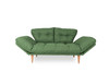 Sofa za 3 sjedala Nina Ležaljka - Zelena GR106