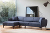 Ugaona sofa Belissimo Lijevo - Plavo