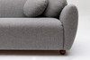 Ugaona sofa Eddy Corner (CHL-3R) - svijetlo siva