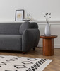 Ugaona sofa Eddy Corner 2 (3L-C-3R) - tamno siva