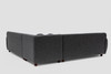 Ugaona sofa Eddy Corner 2 (3L-C-3R) - tamno siva