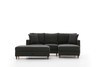 Ugaona sofa Eva desno - antracit