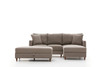 Ugaona sofa Eva Desno - Krem