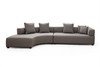 Ugaona sofa Gondol-1 (CHL-3R) - Siva