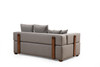 Ugaona sofa Gondol-1 (L3-CHL) - Siva