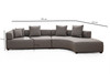 Ugaona sofa Gondol-1 (L3-CHL) - Siva