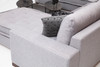 Ugaona sofa Lena Corner - svijetlo siva