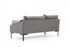 Ugaona sofa Leo Corner Lijevi - Siva