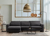 Ugaona sofa Lily Corner lijevo sivo