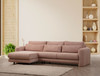 Ugaona sofa Lily Corner Lijevo Pink