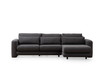 Ugaona sofa Lily Corner desno siva