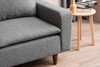 Ugaona sofa Lungo - svijetlo siva