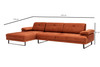 Ugaona sofa Mustang veliki lijevo - narandžasto