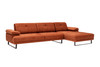 Ugaona sofa Mustang veliki desni - narandžasti