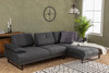 Ugaona sofa Mustang mali desni - antracit