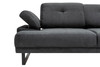 Ugaona sofa Mustang mali desni - antracit