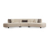 Ugaona sofa Pars krema (L1 + 01 + 1R) - kut