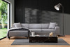 Ugaona sofa Petra L Corner - svijetlo siva