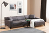 Ugaona sofa Petra R kutak - antracit