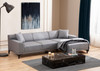 Ugaona sofa Petra R Corner - svijetlo siva