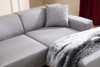 Ugaona sofa Petra R Corner - svijetlo siva