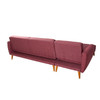 Ugaona sofa-krevet Aria Köşe-Claret Red