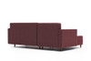 Ugaona sofa-krevet Aydam Lijevo - Claret Red